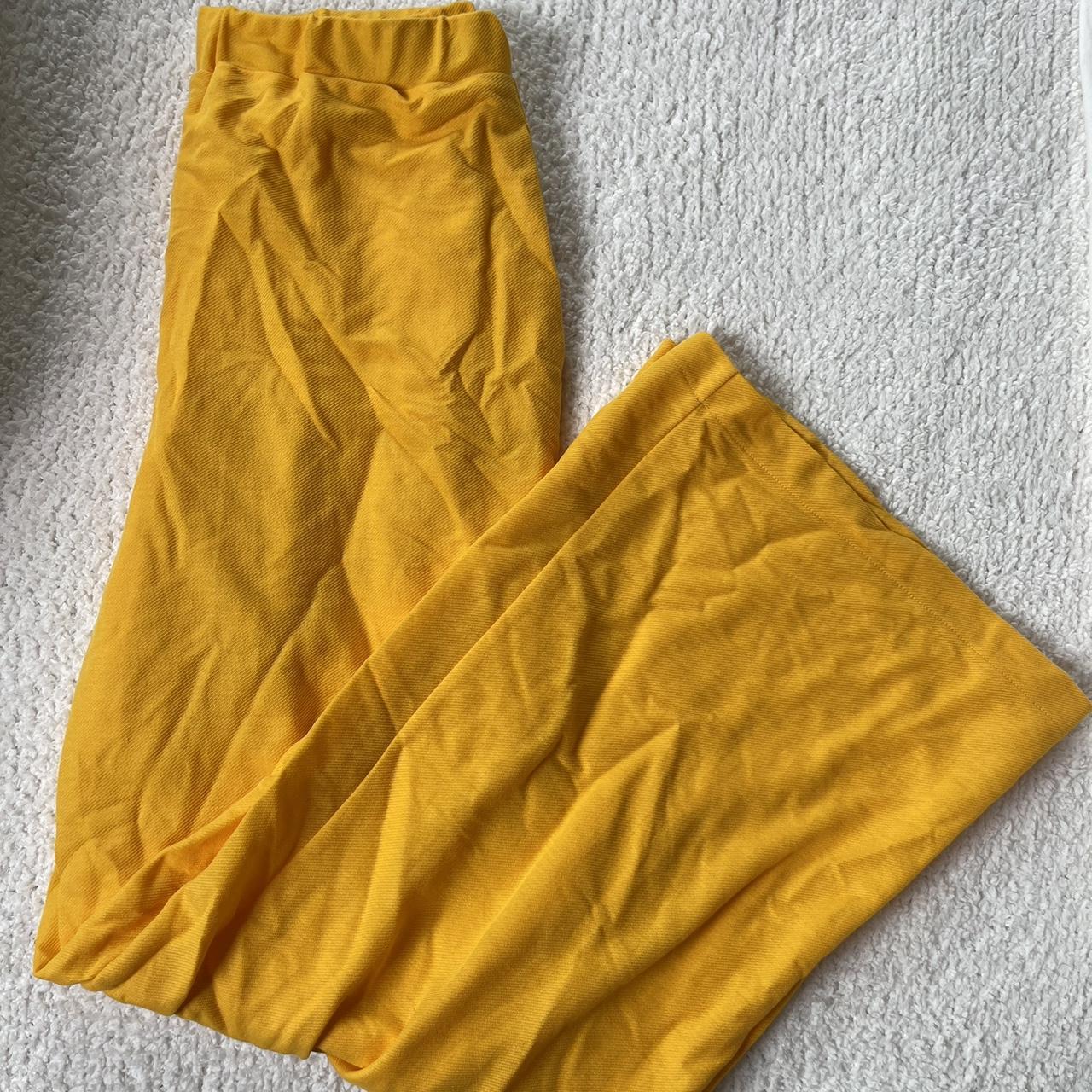 Zara store mustard pants