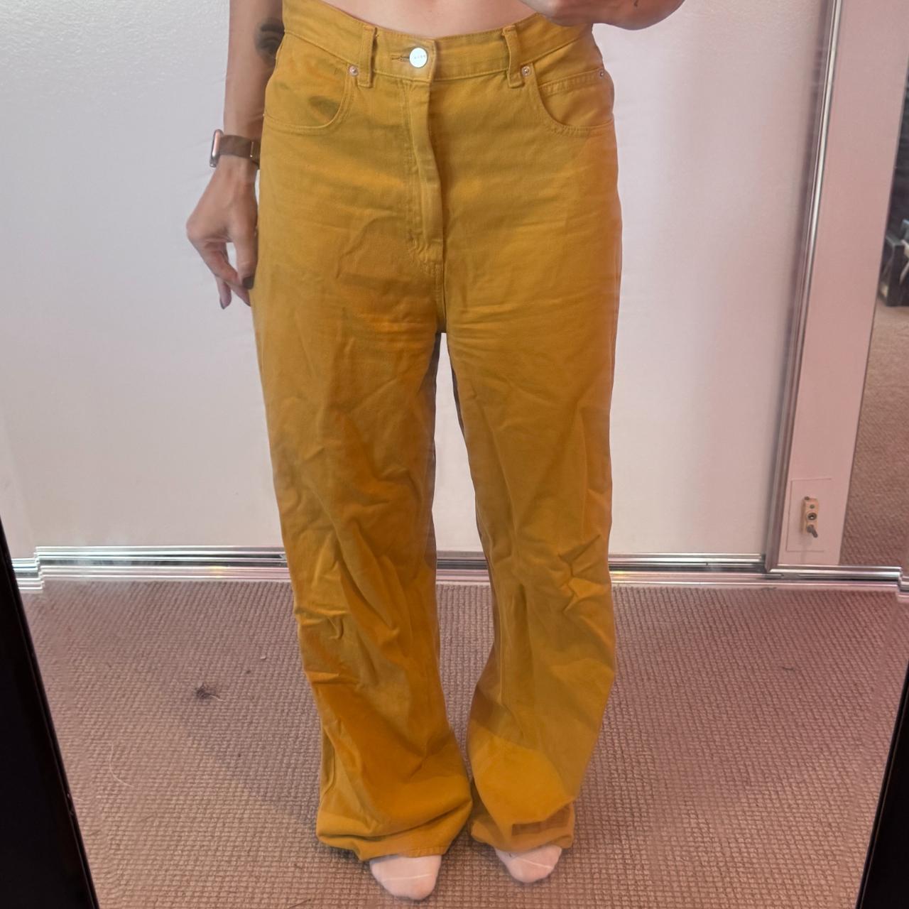 UNIQLO x MARNI Mustard Jeans 27inch best fit Depop