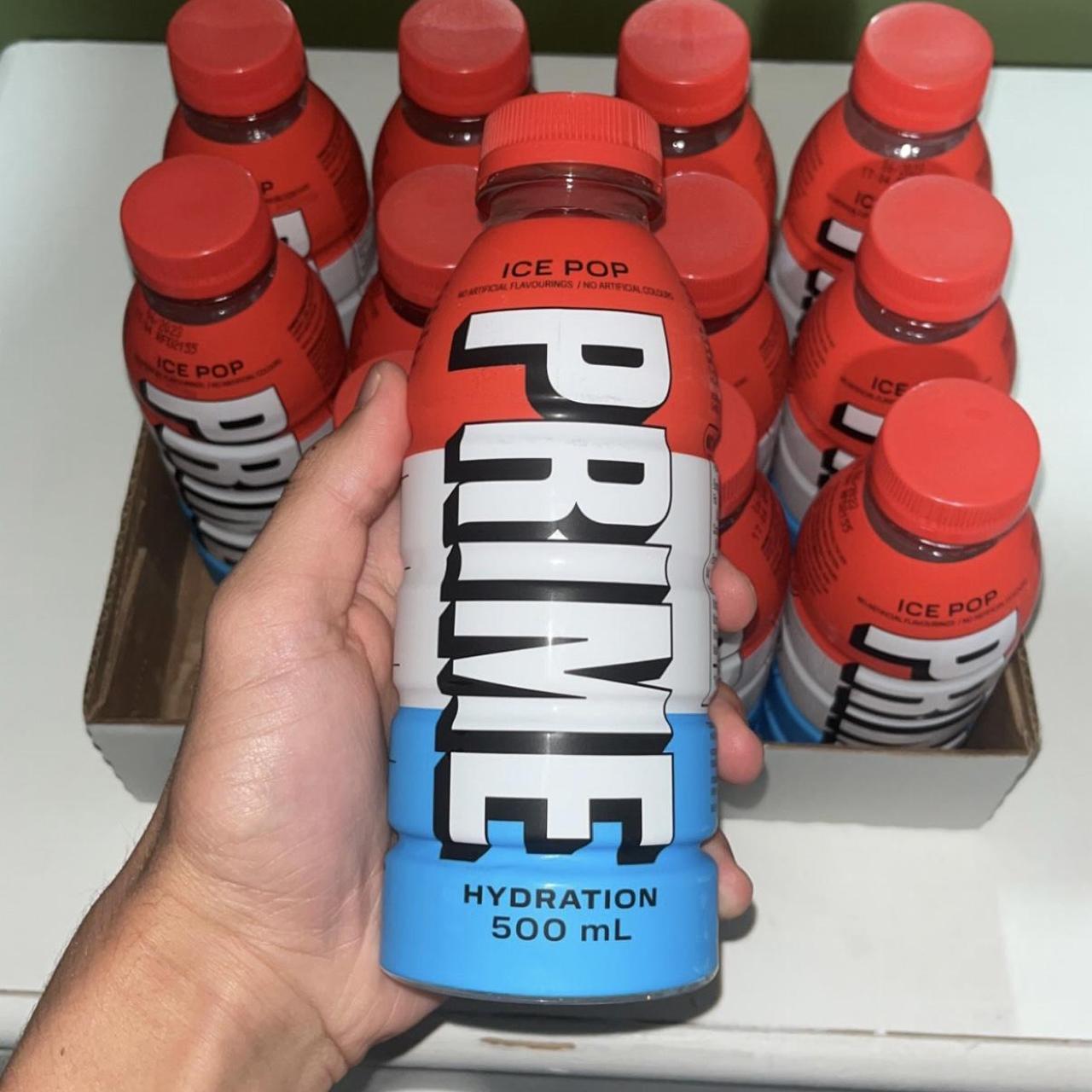 PRIME Hydration Energy Drink ICE POP 12 Pack Case Depop