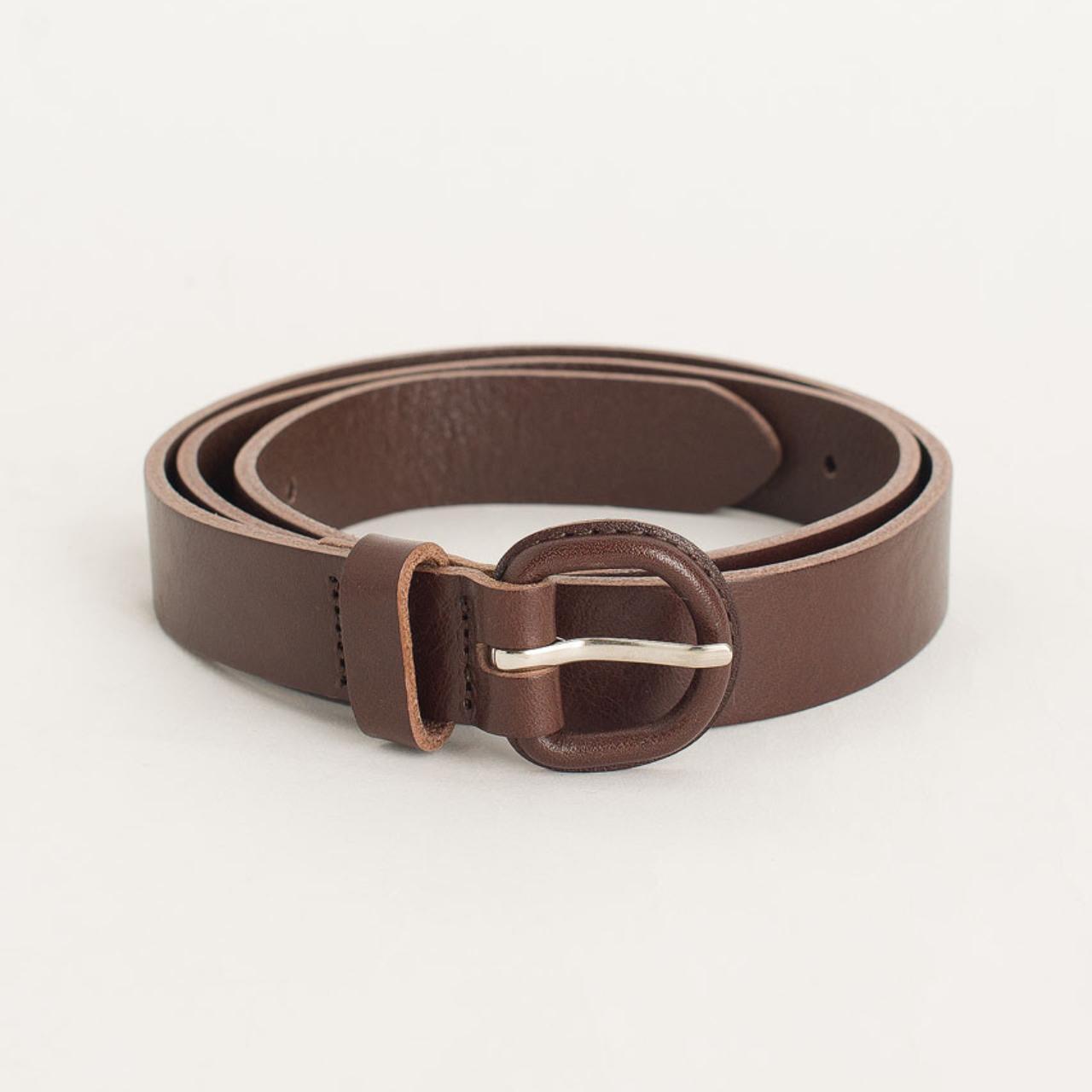 Olive Clothing Oval Ring Belt, Brown Retail price:... - Depop