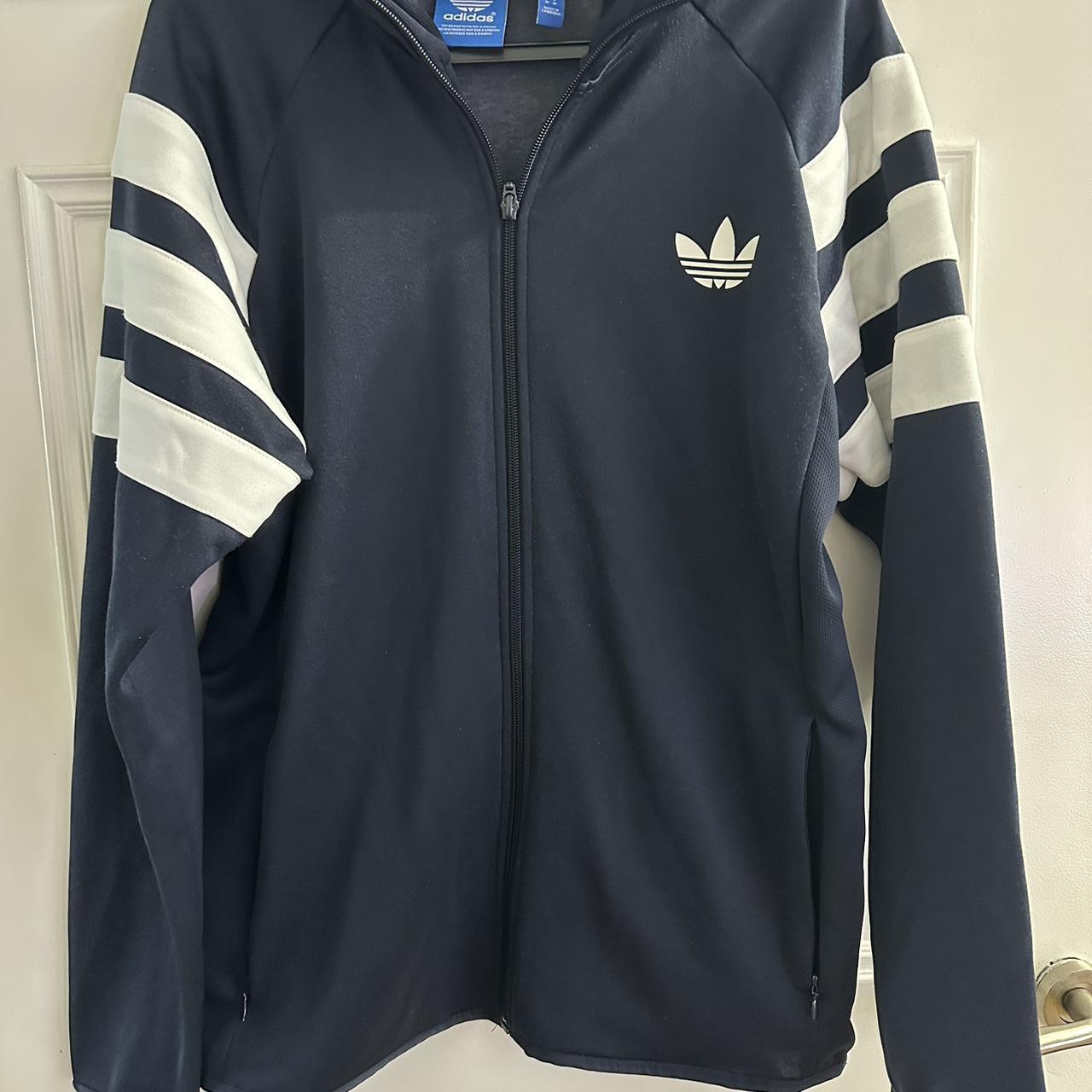 Adidas Trimm Trab Retro Track Jacket Men Medium... - Depop