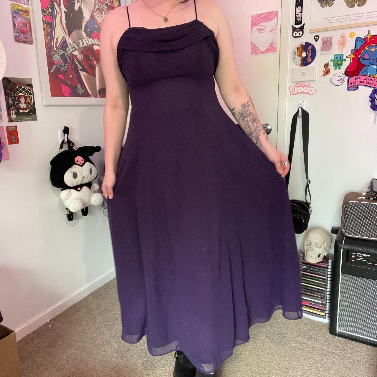 Purple Formal Maxi Dress 💜 *･ﾟ Size 16 AUS... Depop