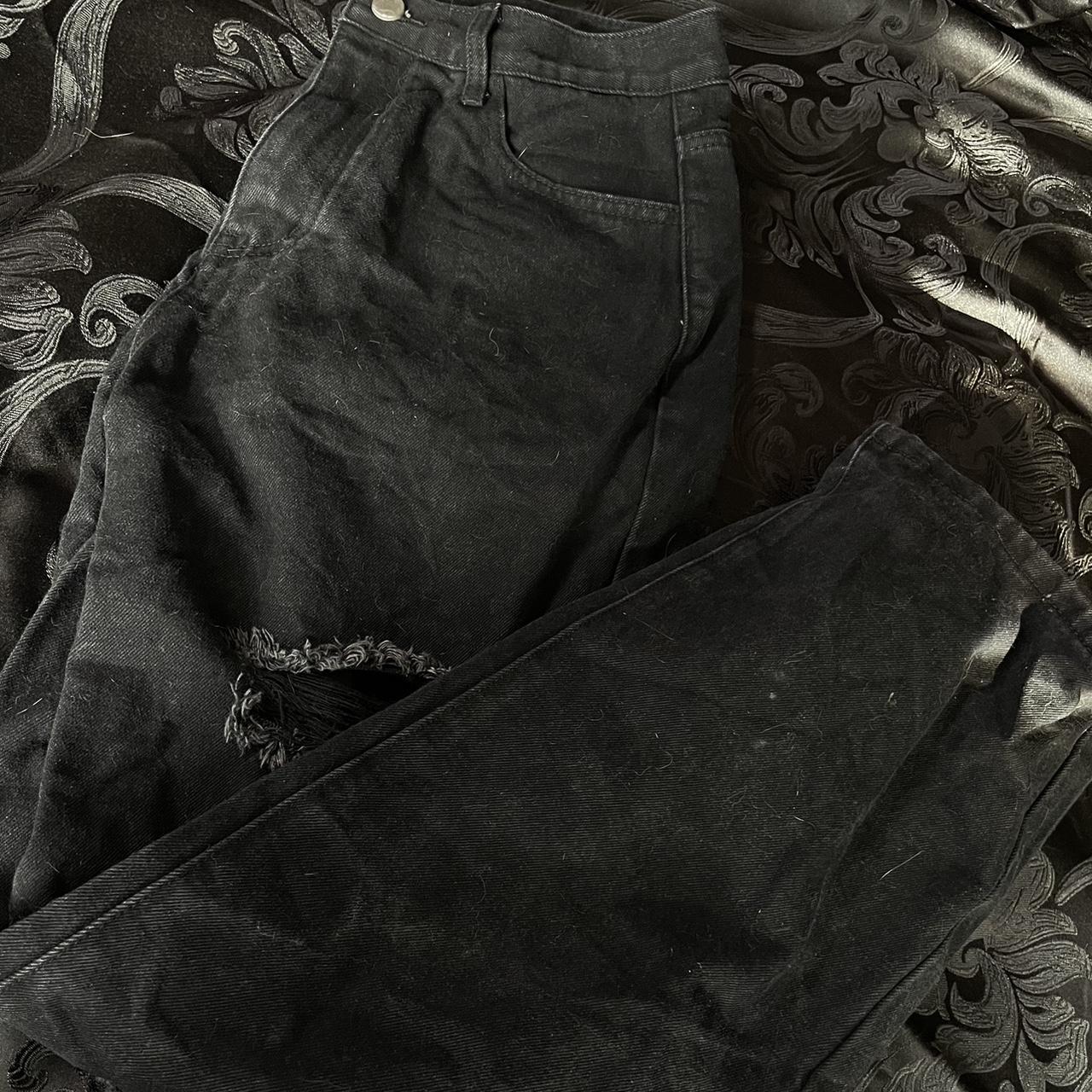 CIDER Basic Denim Ripped Jeans worn only once,... Depop