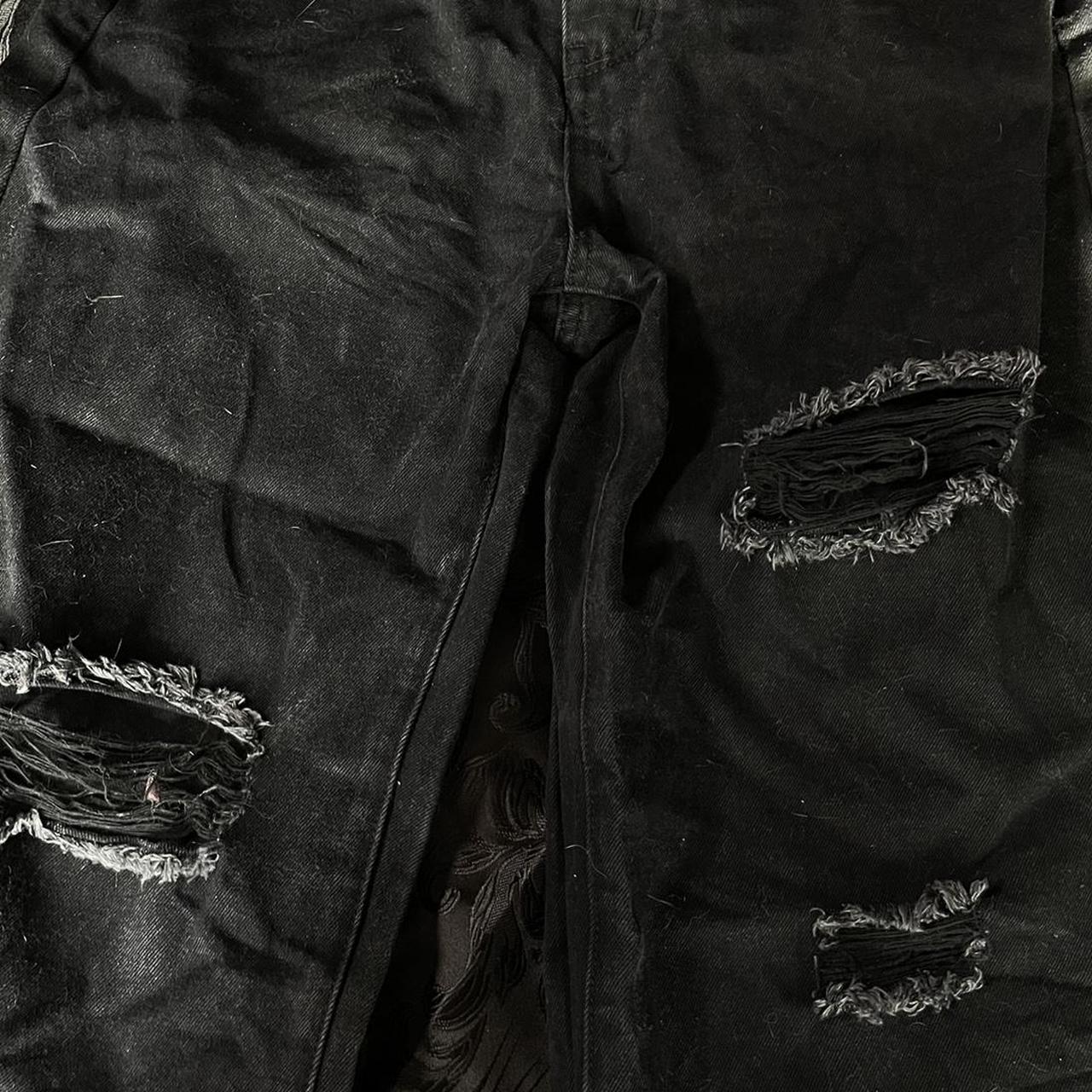 CIDER Basic Denim Ripped Jeans worn only once,... Depop