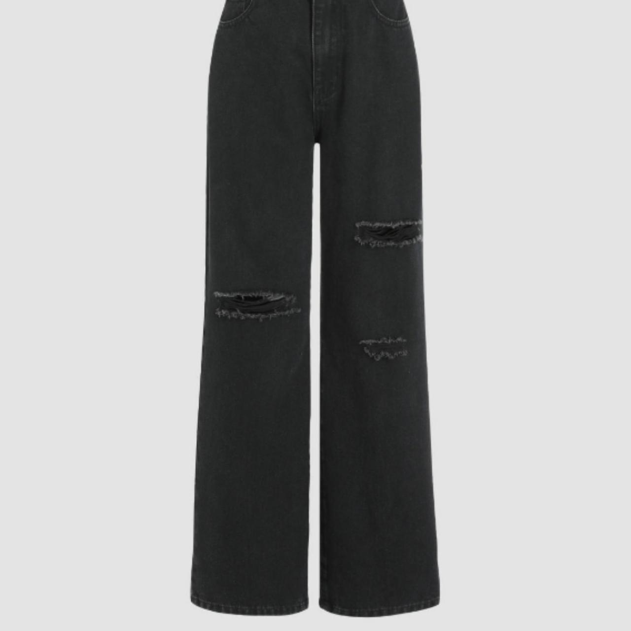 CIDER Basic Denim Ripped Jeans worn only once,... Depop