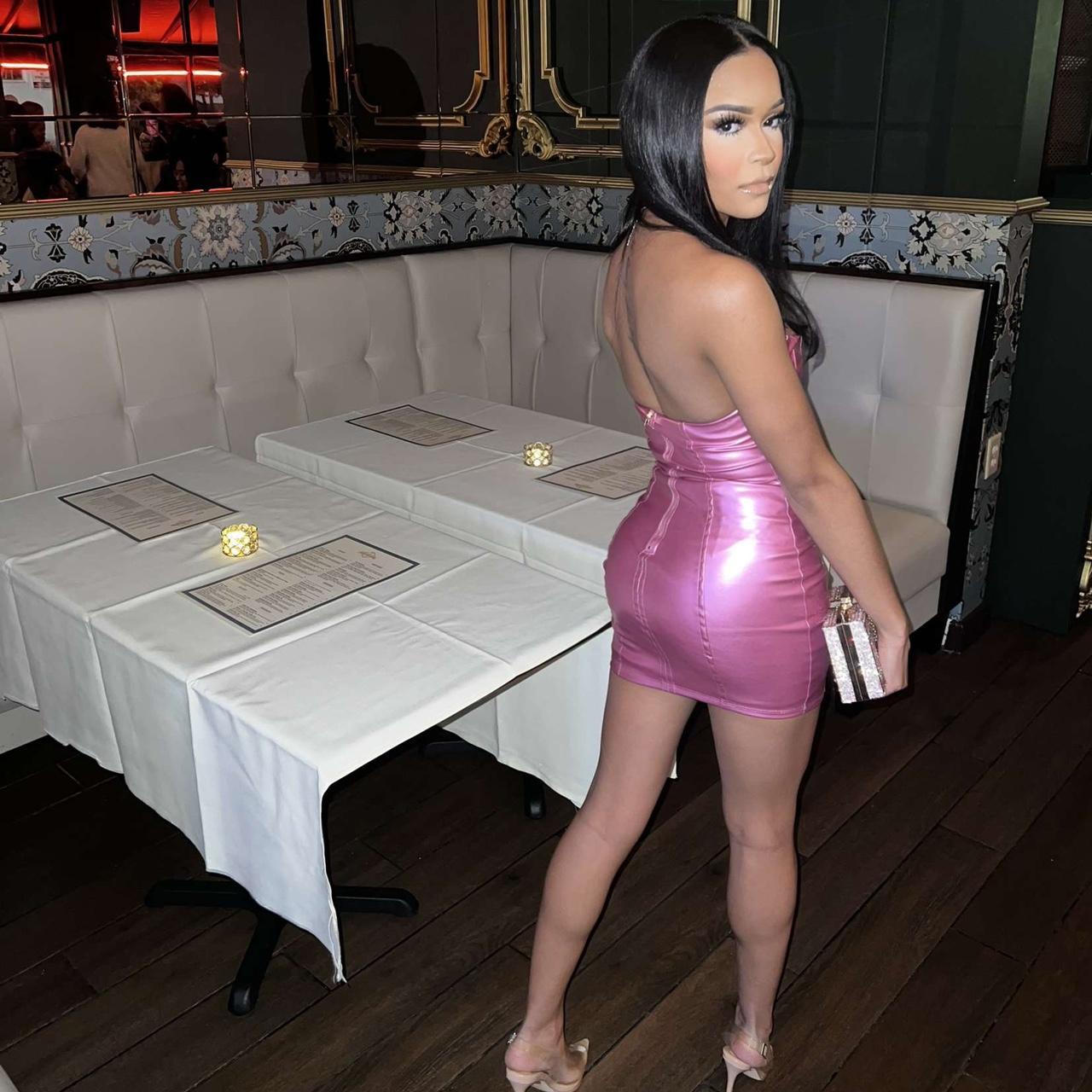 Fashion nova 2024 pink dress