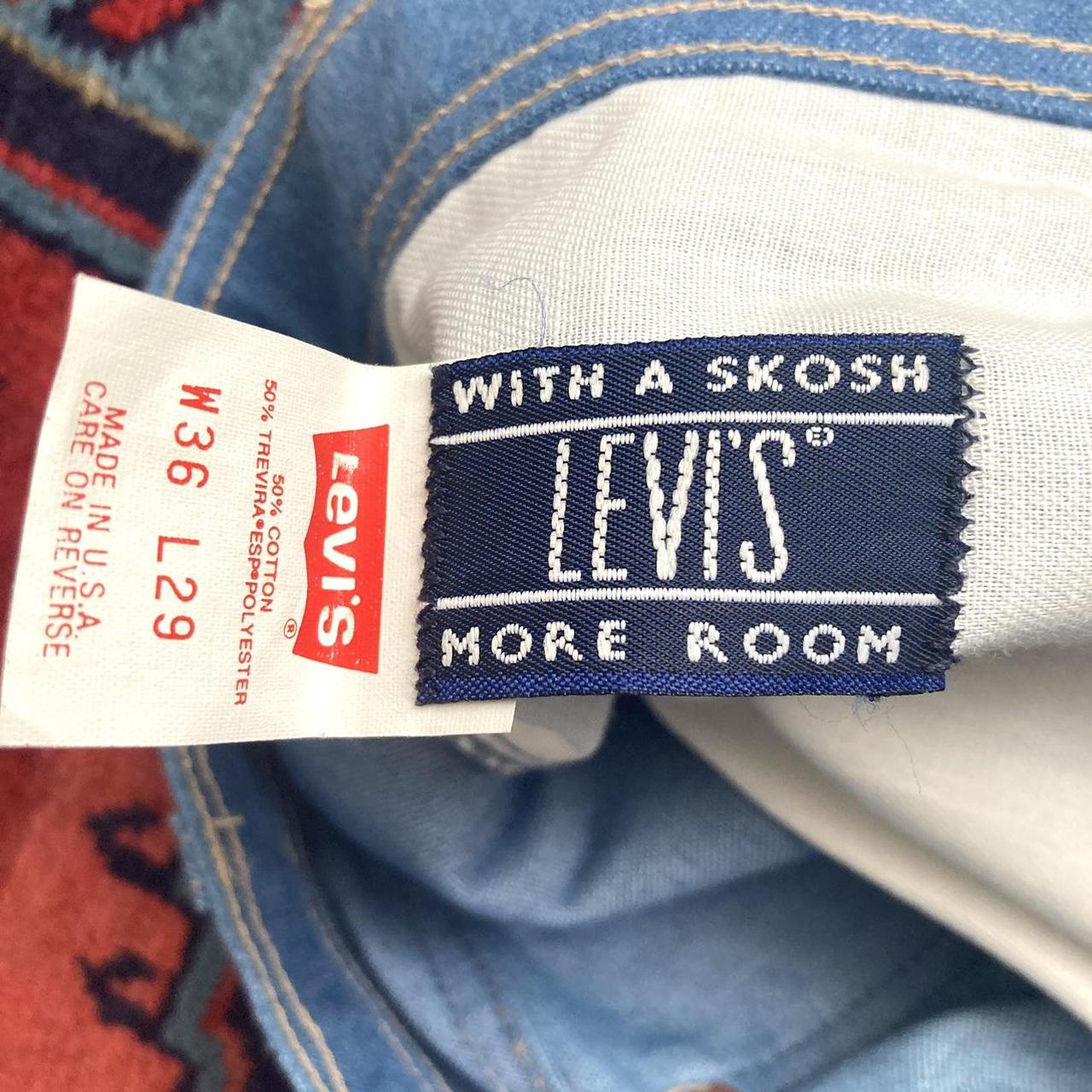 Vintage Levis Jeans Mens Blue outlet With A Skosh More Room Orange Tab NEW WITH TAGS