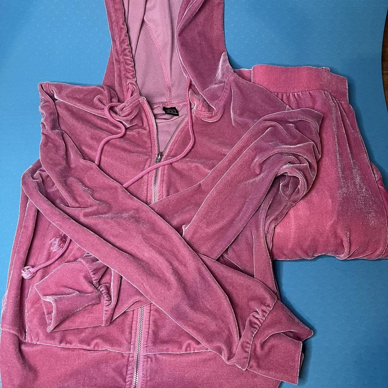 SHEIN Women's Pink Hoodie Depop