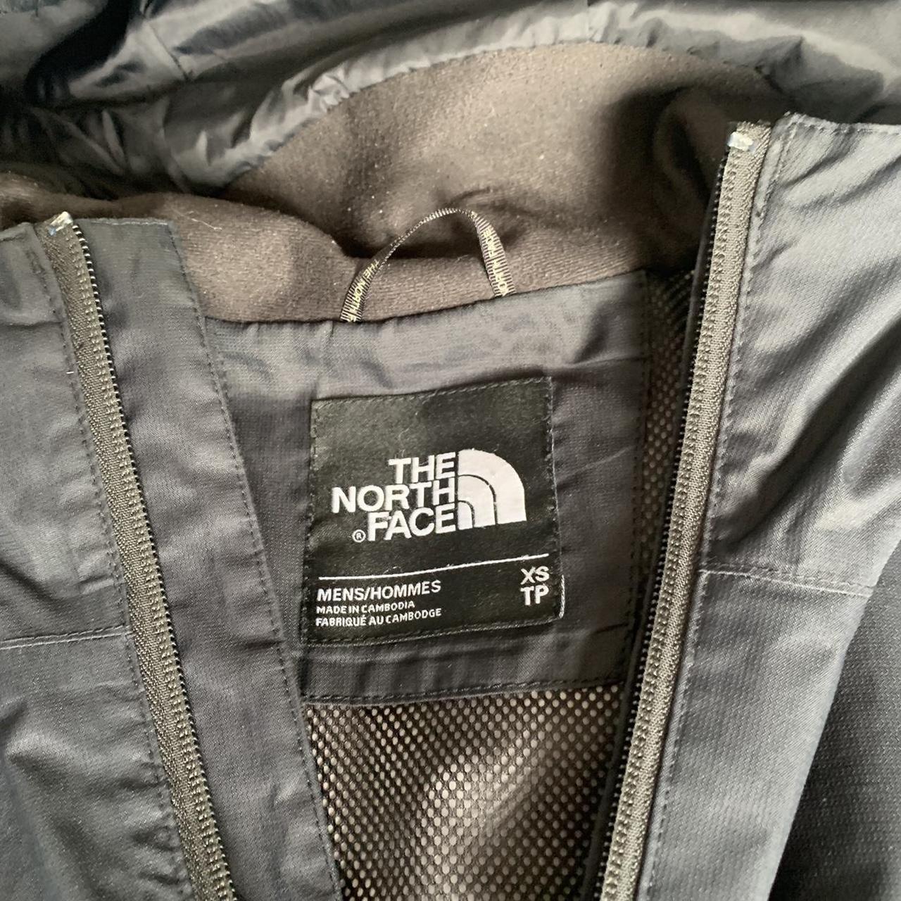 Black North Face Windbreaker (Water Resistant) ... - Depop