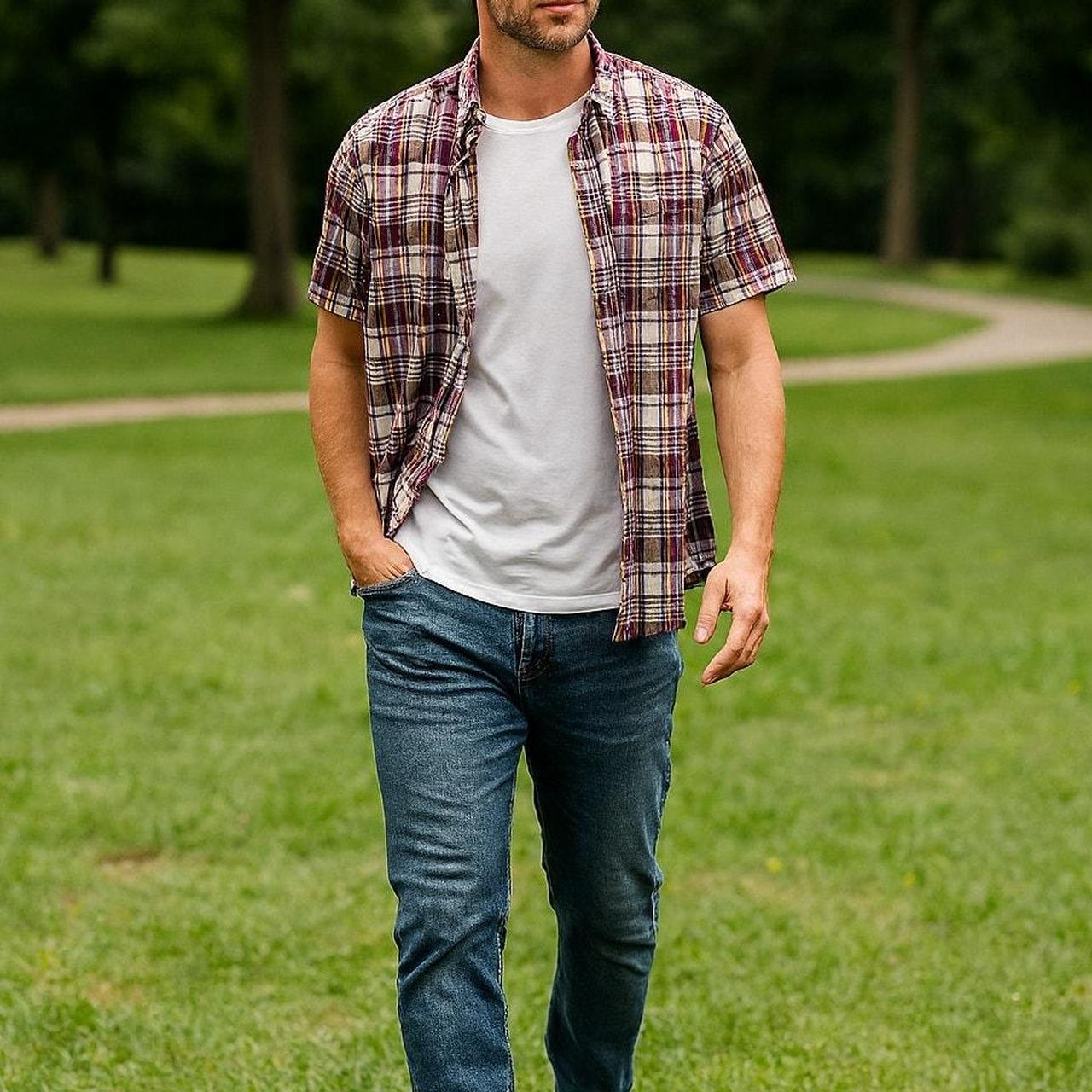 Pendleton Men's Shirt - Multi/Brown - L – Vintage… - image 1