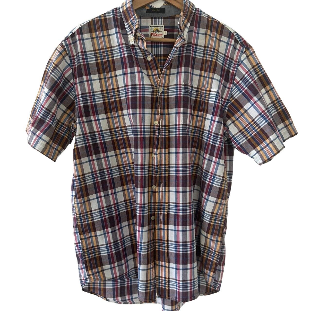 Pendleton Men's Shirt - Multi/Brown - L – Vintage… - image 2