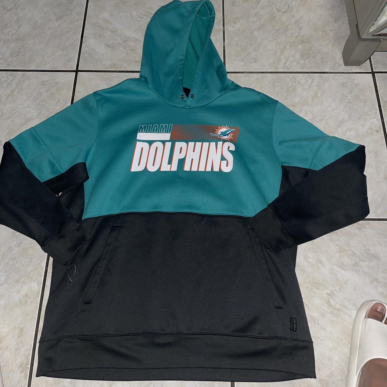 Miami Dolphins Nike Hoodie Official NFL on Field - Depop