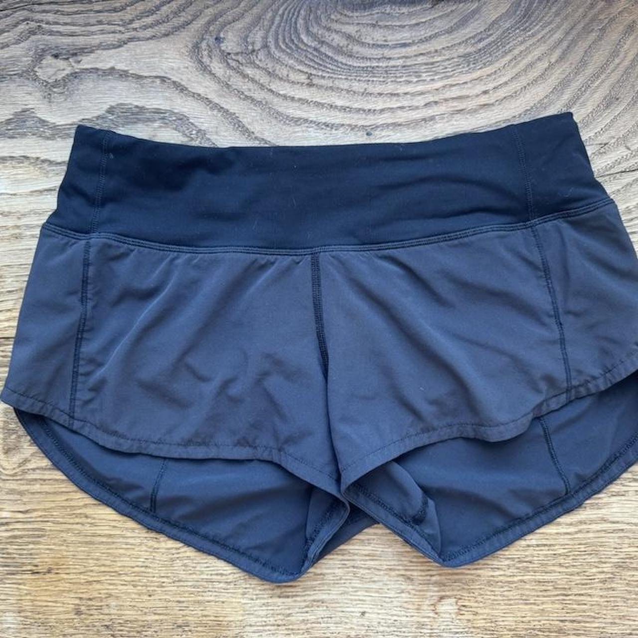 Black lululemon shorts size 2. #lululemon - Depop