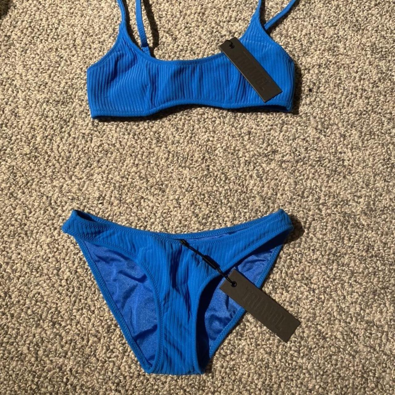 Triangl Women's Blue Bikinisandtankinisets Depop