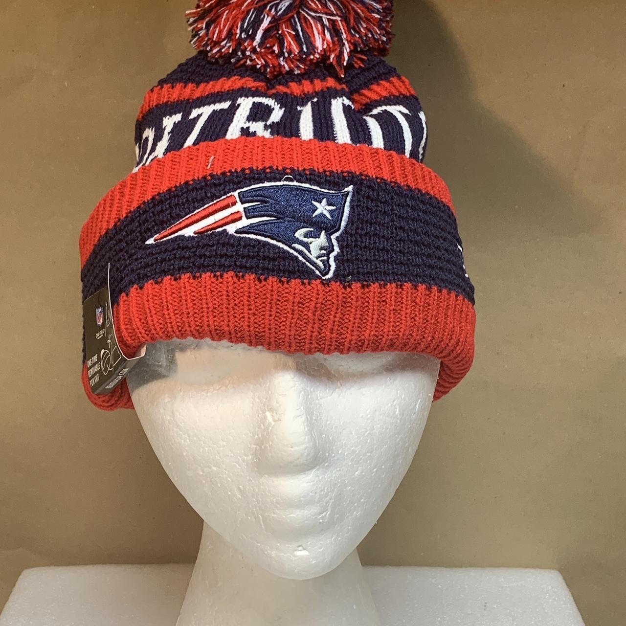 Lot of 3 - New England Patriots Winter Pom Hat 2 are - Depop