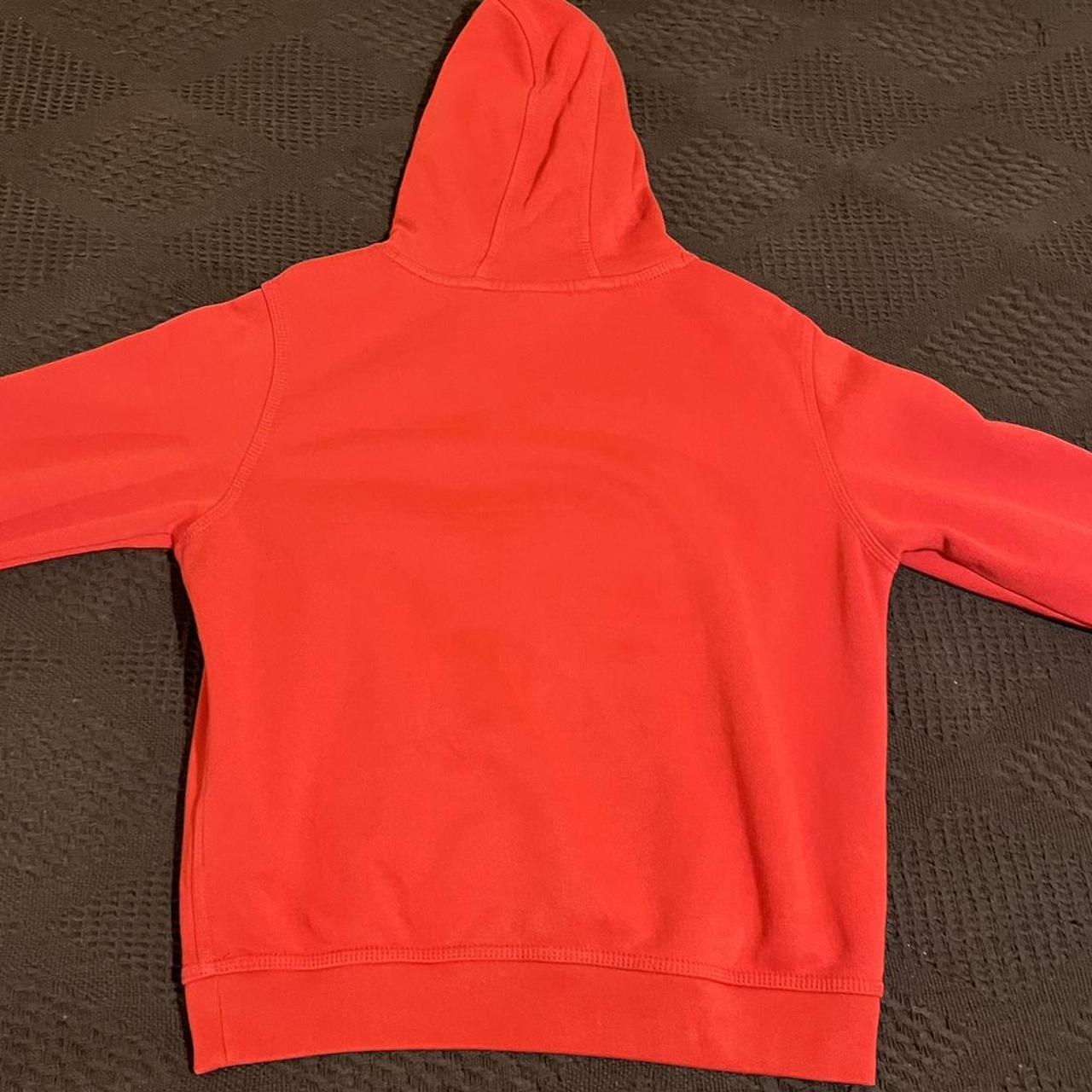 red vintage Nike hoodie, youth xl so fits xs adult,... Depop