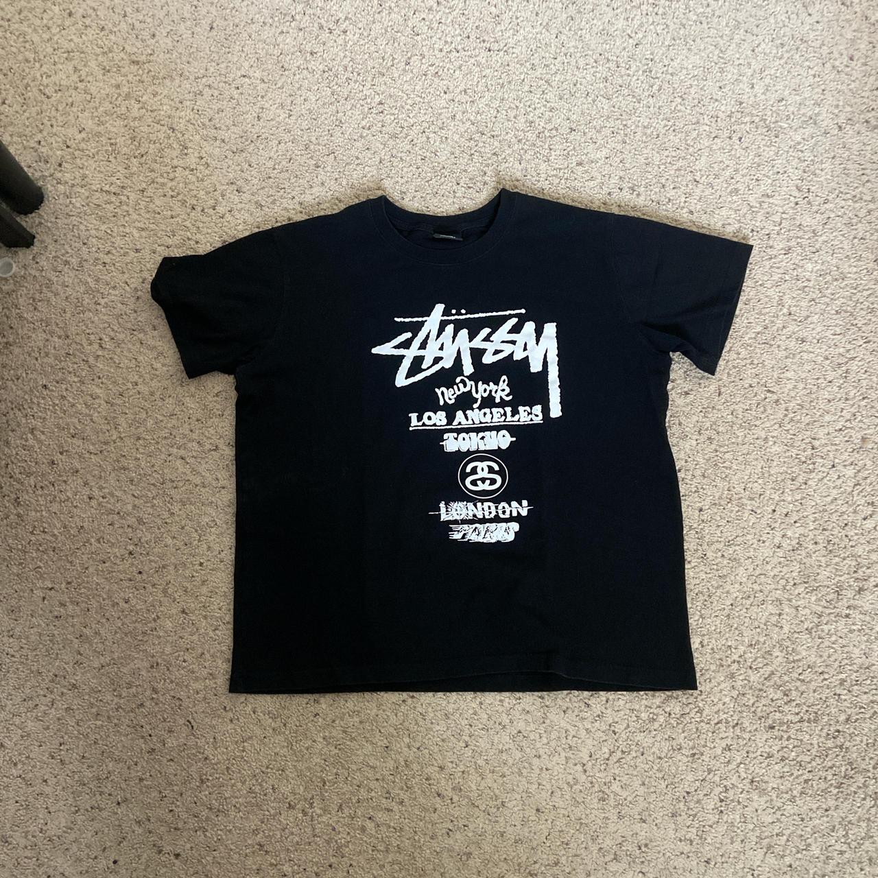 Vintage stussy-t-shirt - Depop