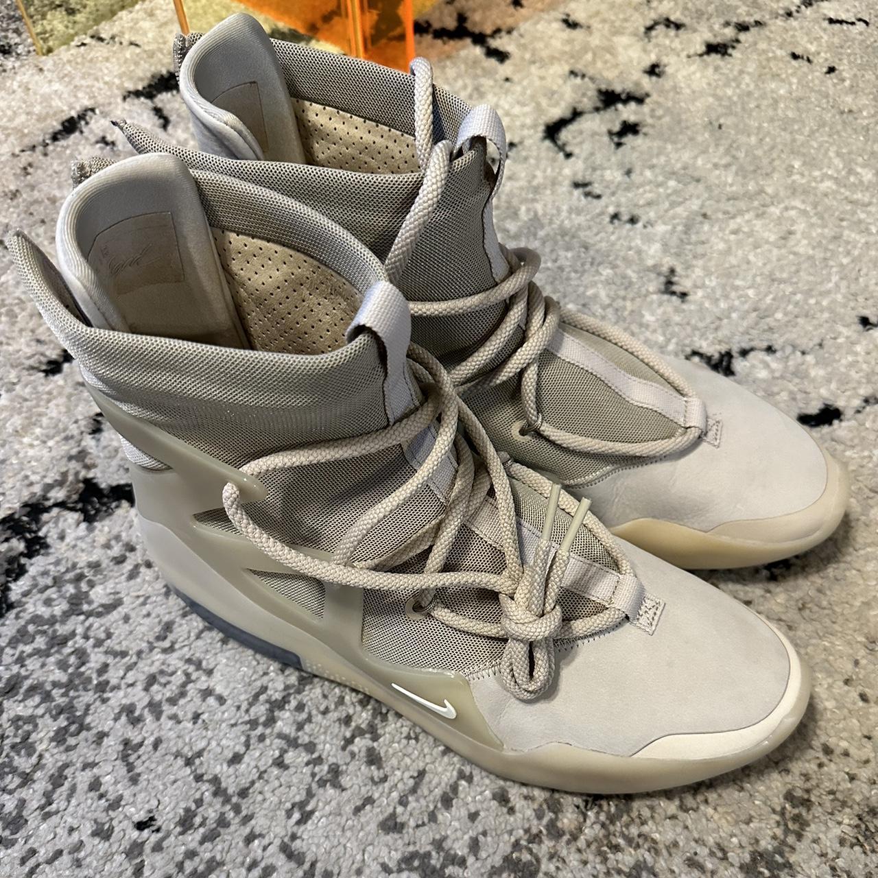 Nike Air Fear of God 1 Oatmeal 100%... - Depop