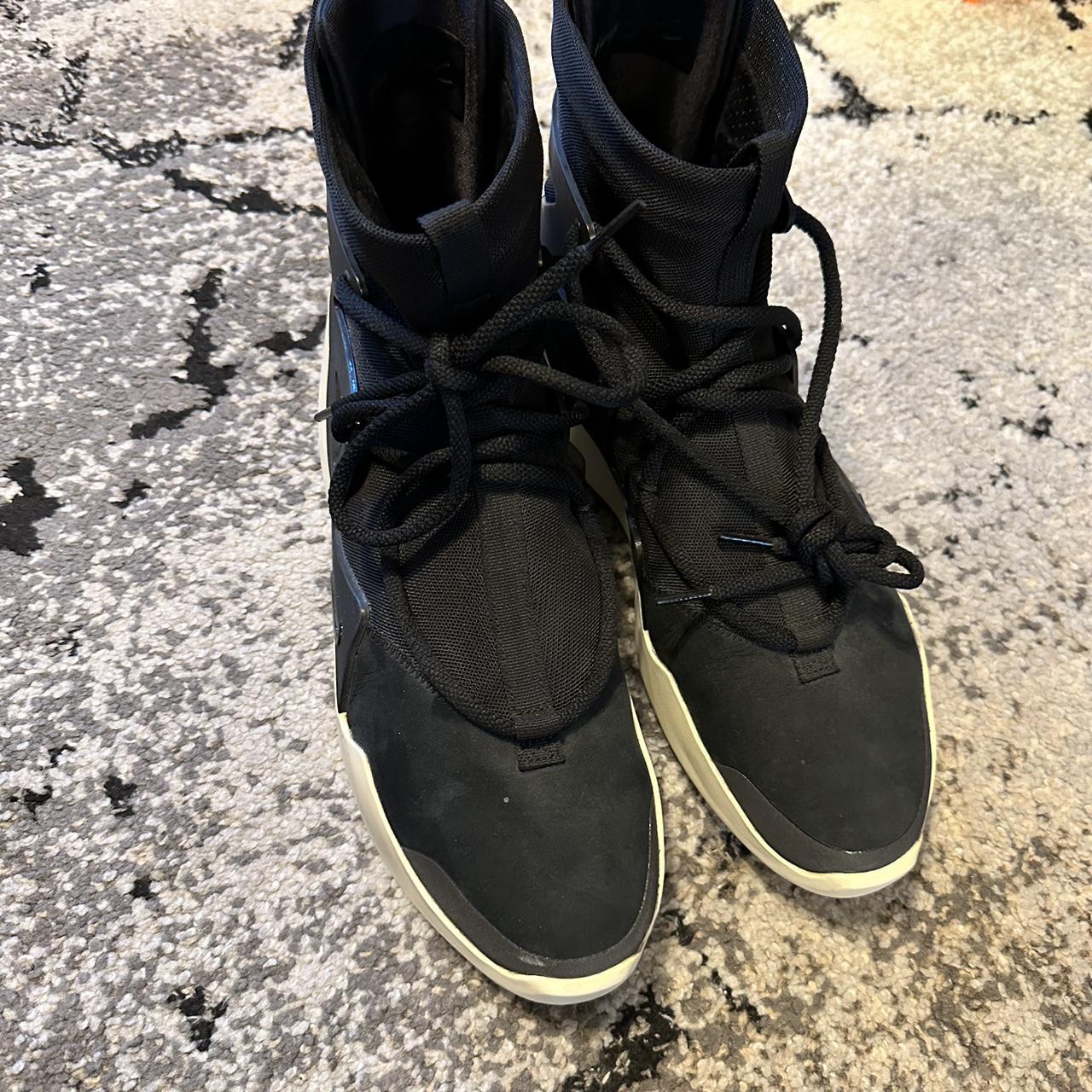 Nike Air Fear Of God 1 Black 100% Authentic Size... - Depop