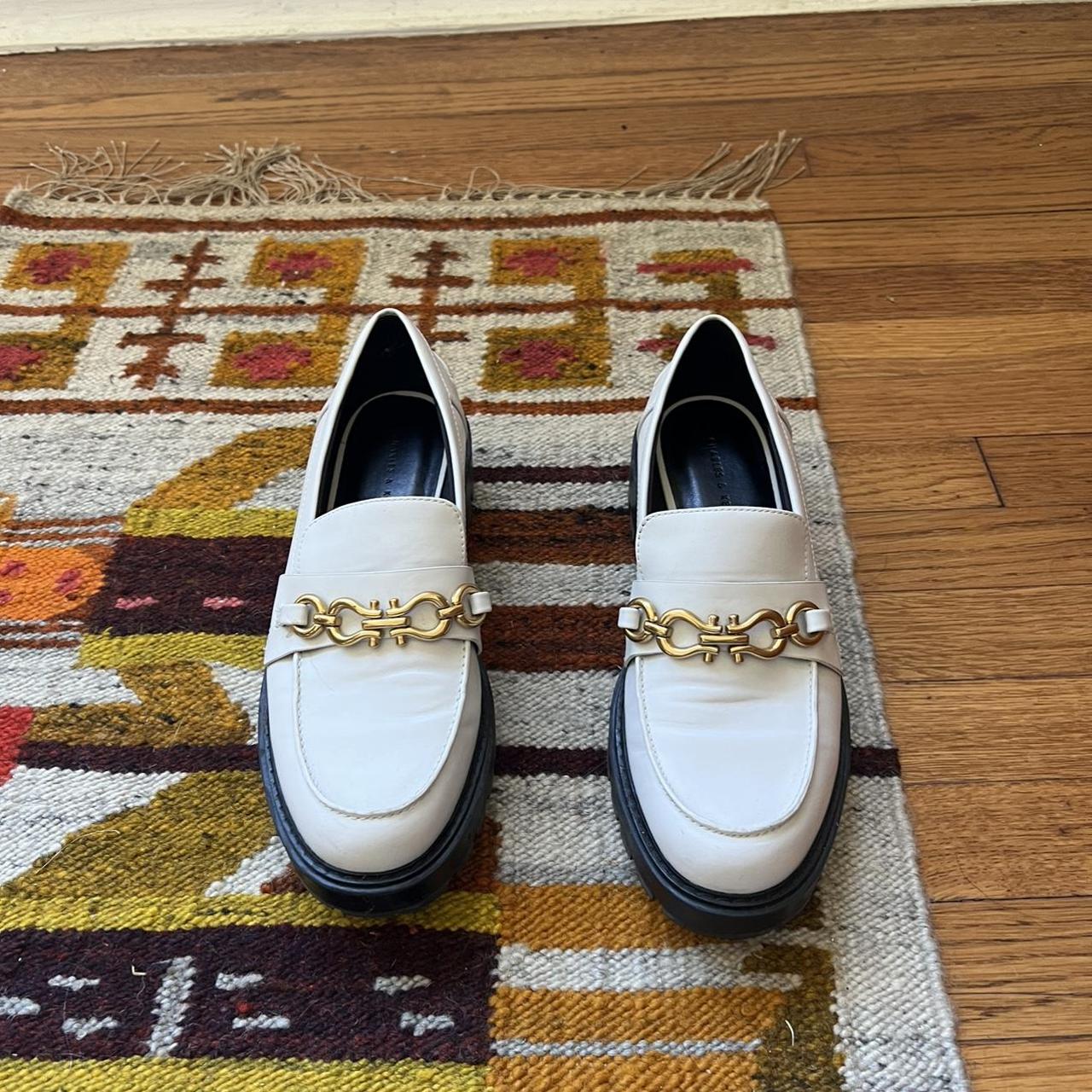 Charles and Keith leather loafers Great condition... Depop