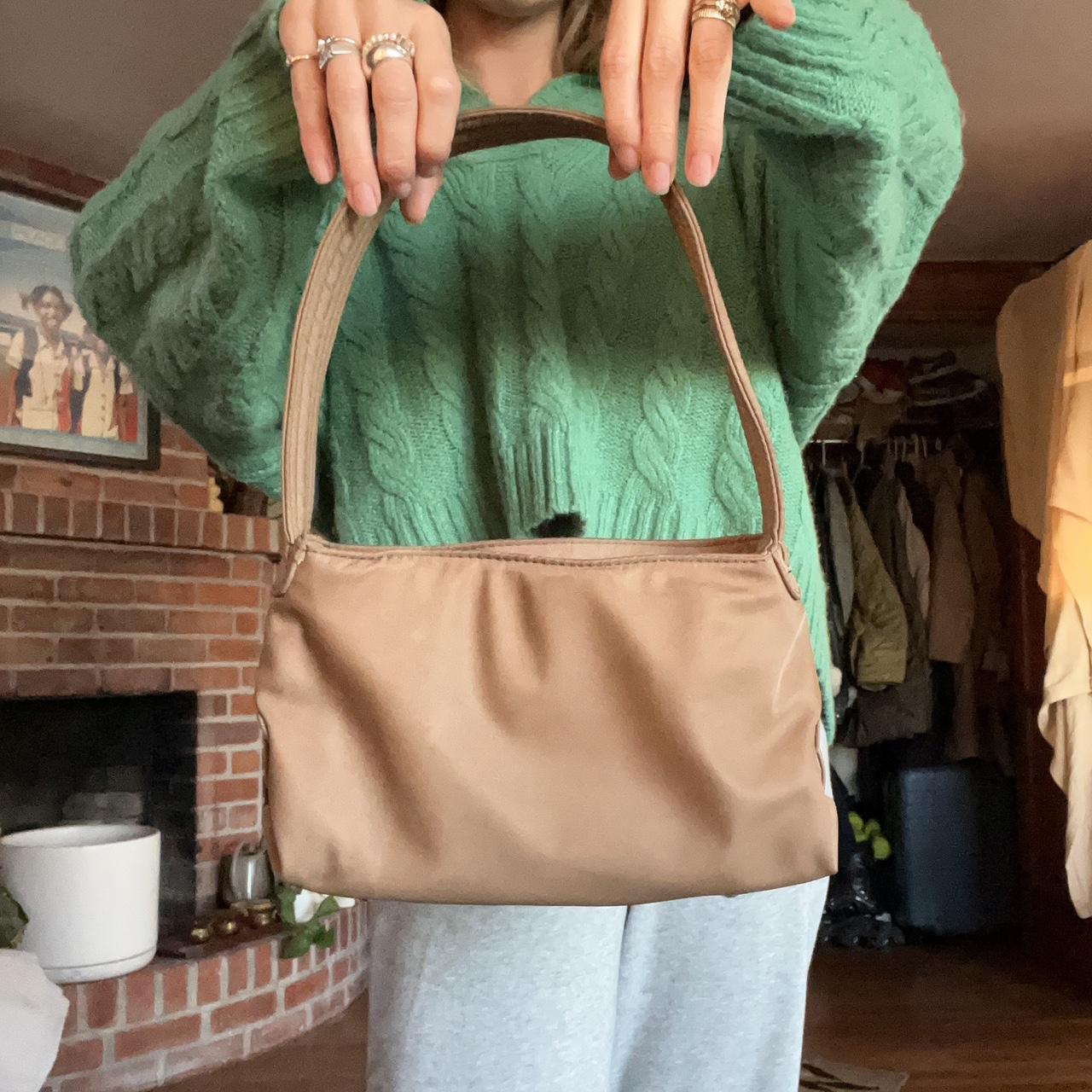 HVISK nylon tan shoulder bag No rips but some... Depop