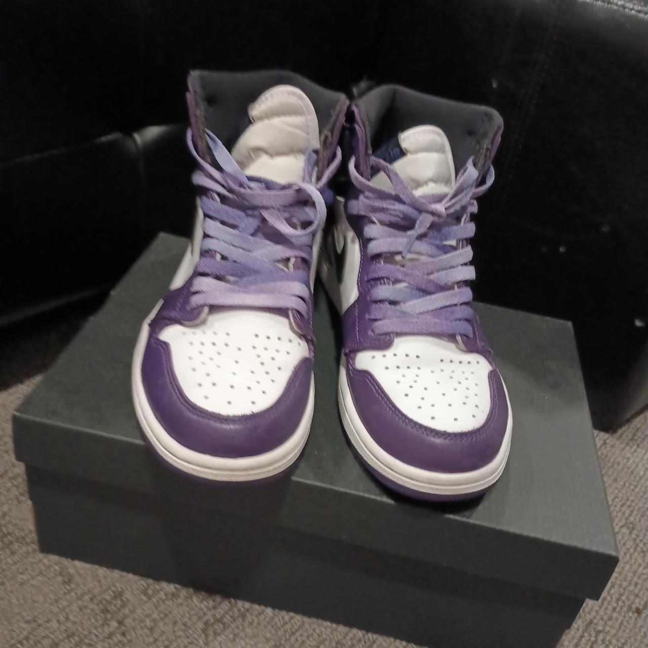Jordan Retro High Court Purple White Men's Depop