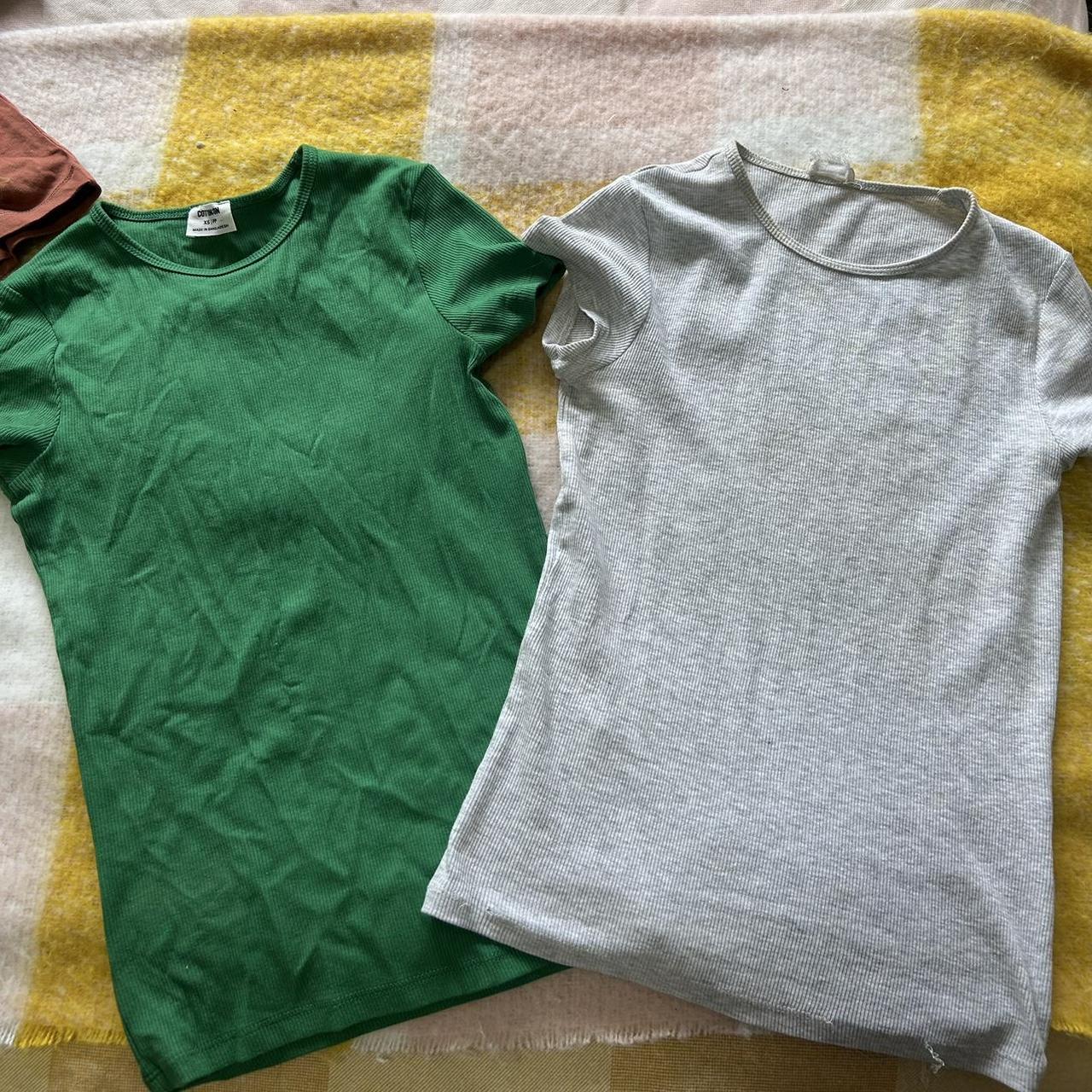 cotton on baby tees size xs 12 for both Depop