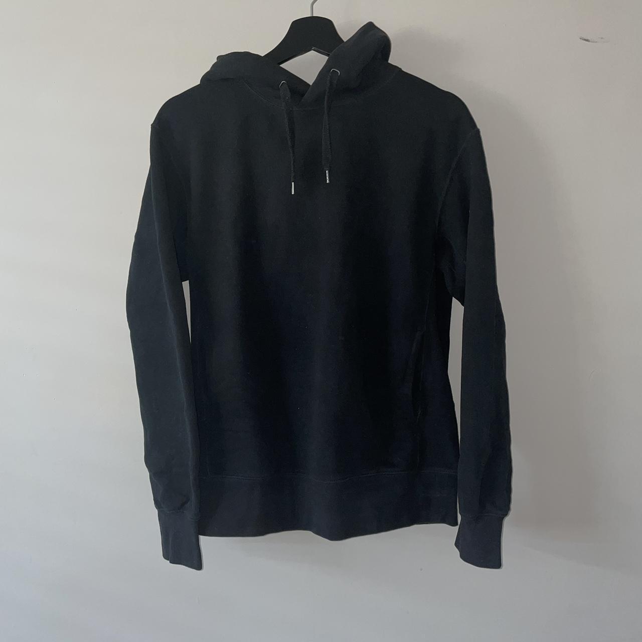 UNIQLO Men's Black Hoodie | Depop