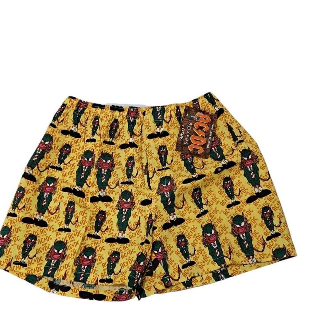 Vintage dead stock 1997 devil AC/DC cotton boxers. | Depop