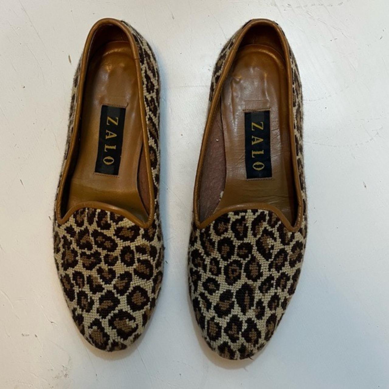 Vintage House of ZALO • needlepoint smoking loafers... Depop