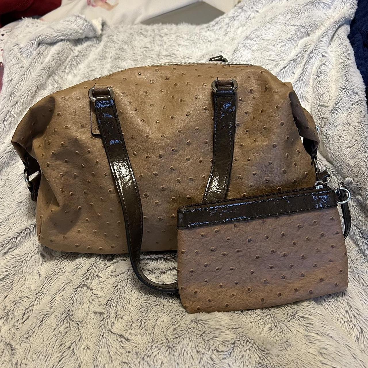 Womens Brown Guess Bag With Matching Purse Worn A Depop