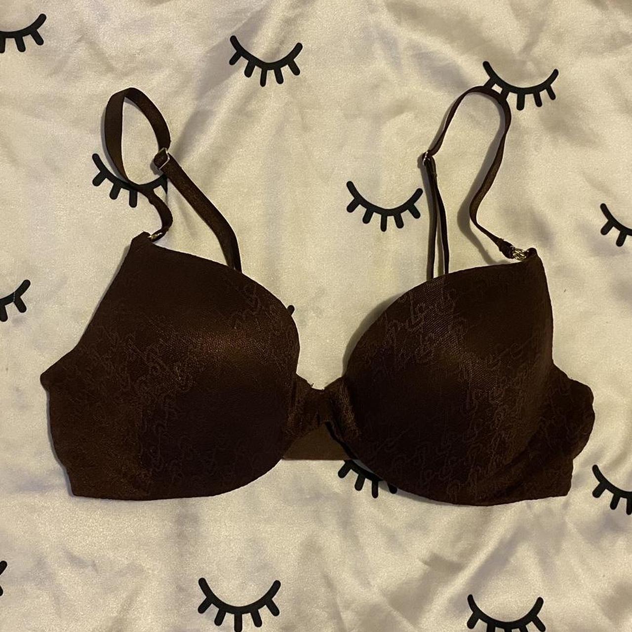 Victoria's Secret brown mesh icon bra in 32D, only - Depop