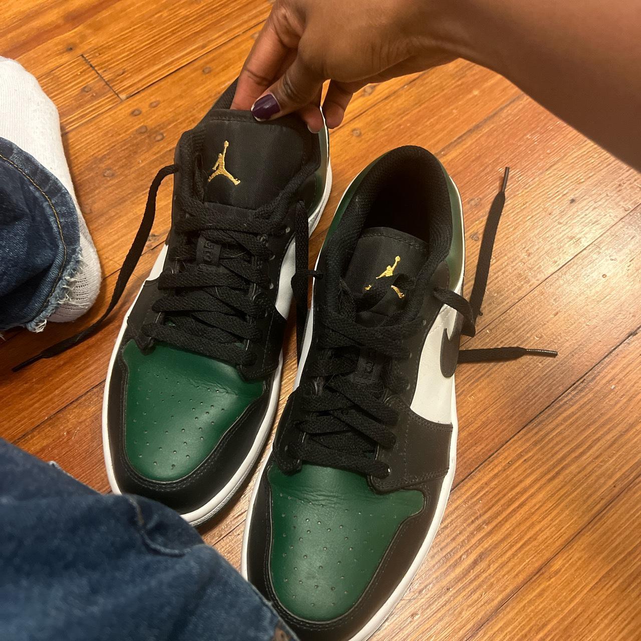 Green and black jordan on sale 1s