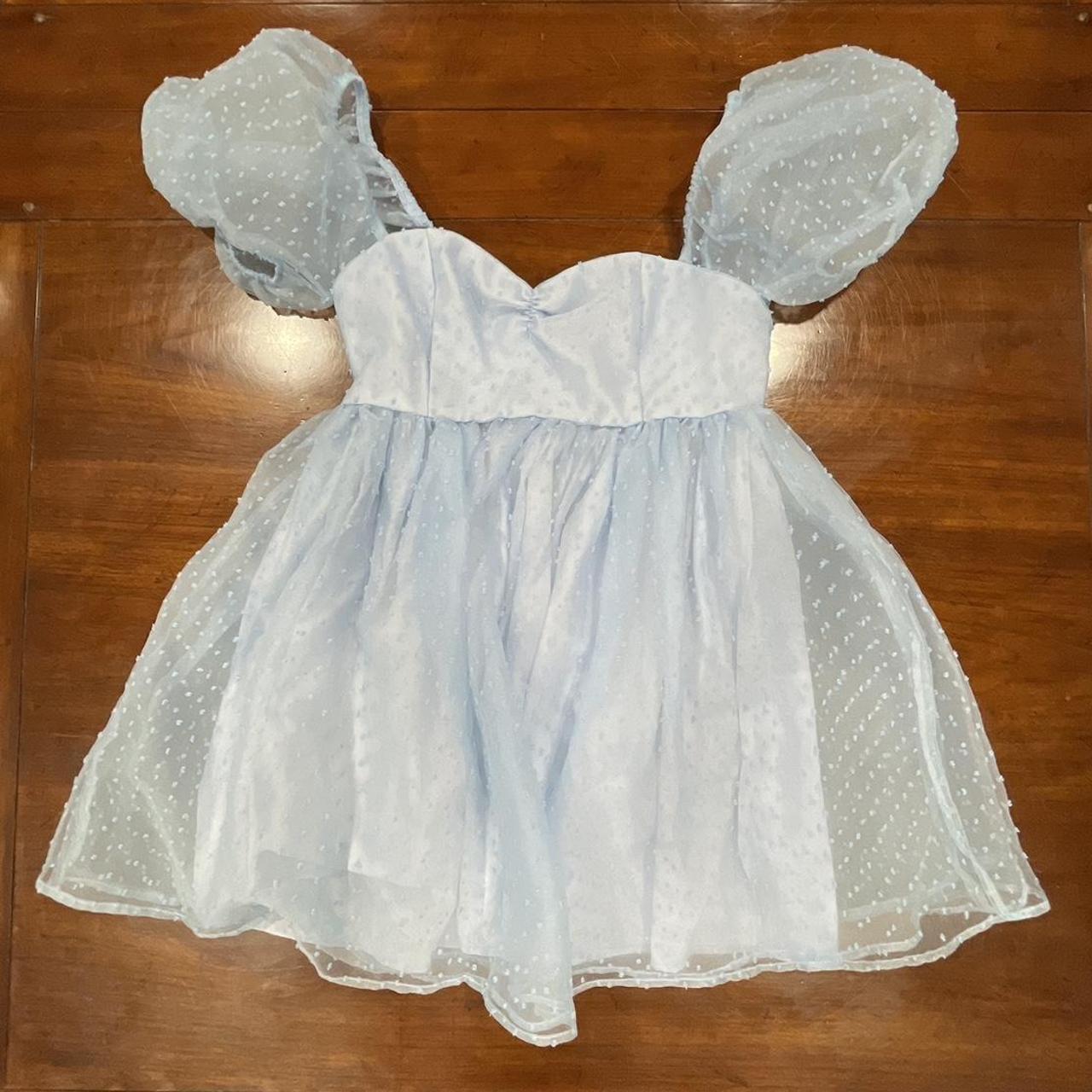 Sugar thrillz puff sleeve babydoll dress. Frilly and... - Depop