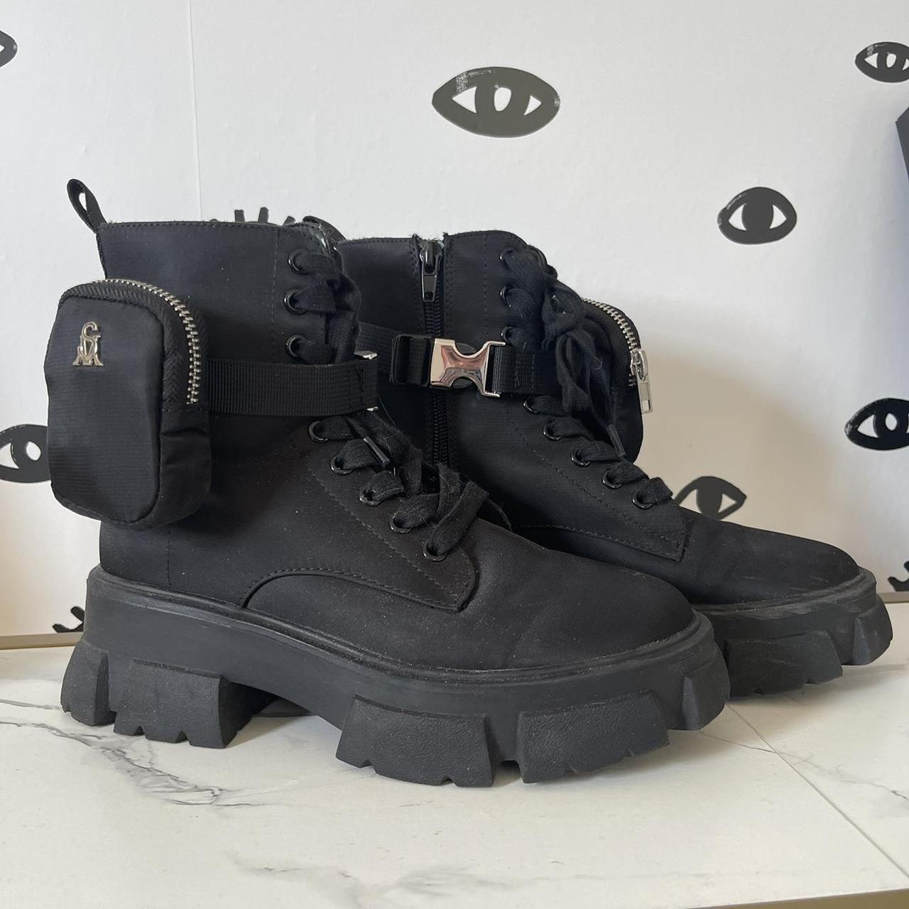 steve madden thunder rubber bootie