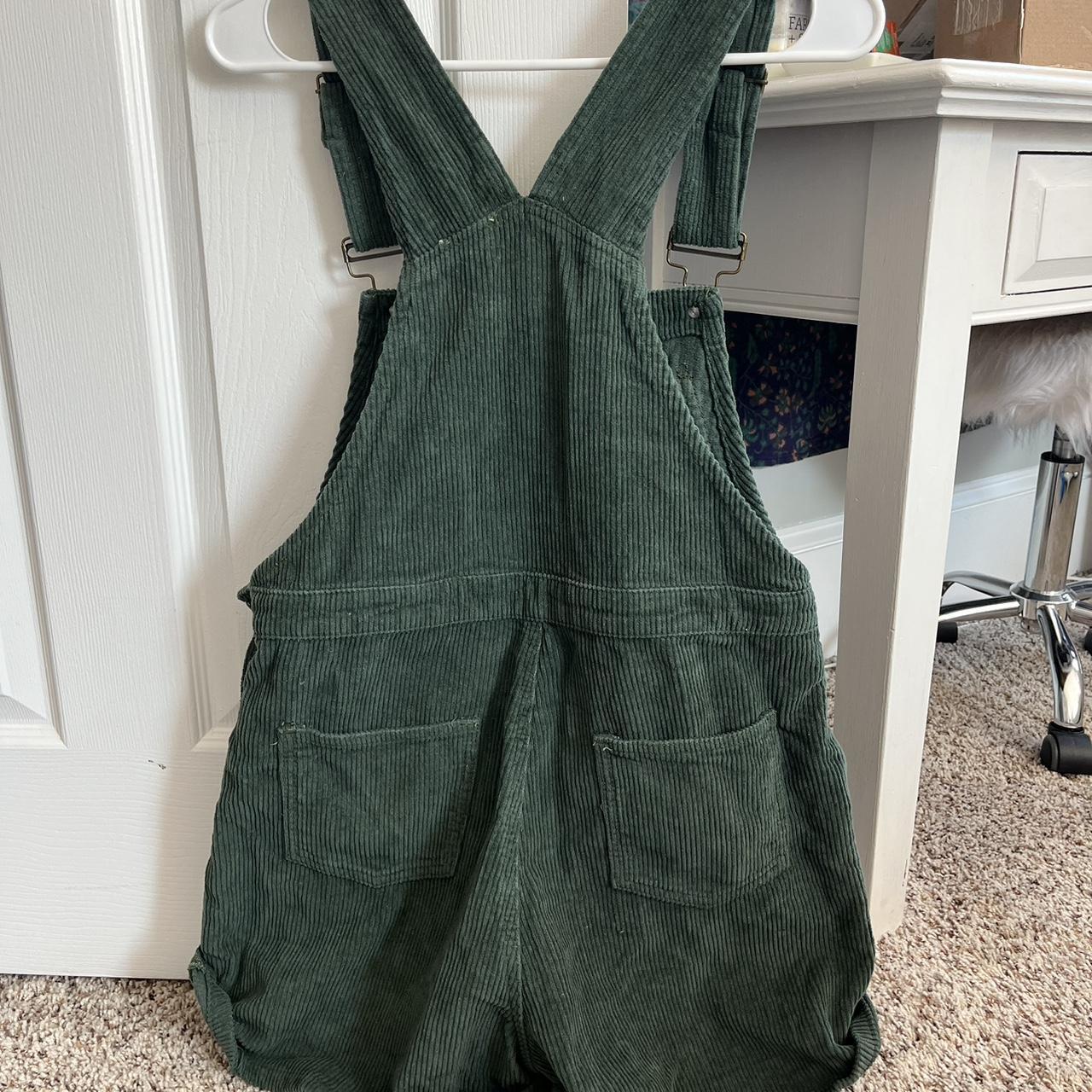 Princess Polly Women's Green Dungareesoveralls Depop