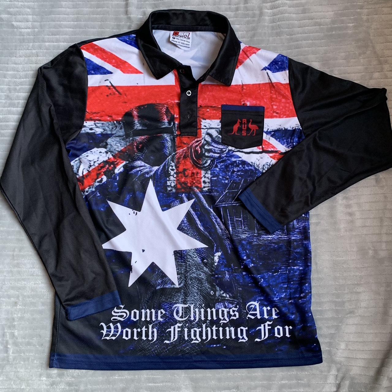 Defence Sporting Apparel Long Sleeve T shirt. Size S. Depop