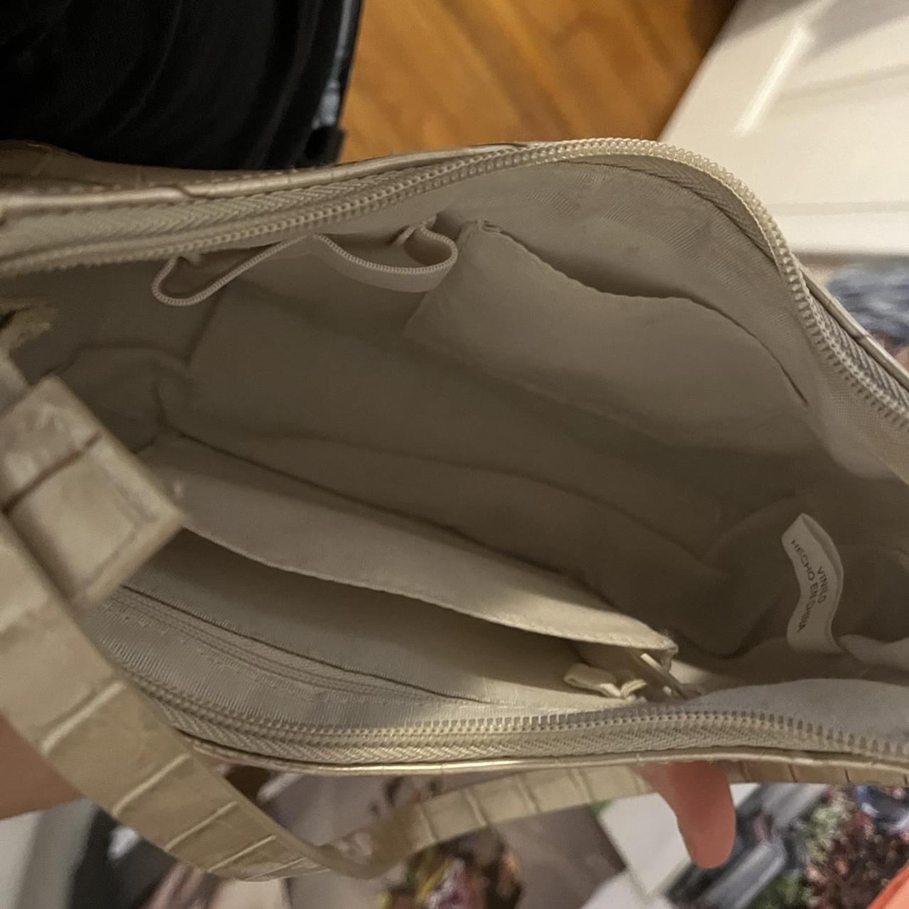 2000s Cream Shoulder Bag Condition: 7/10 needs to be... - Depop