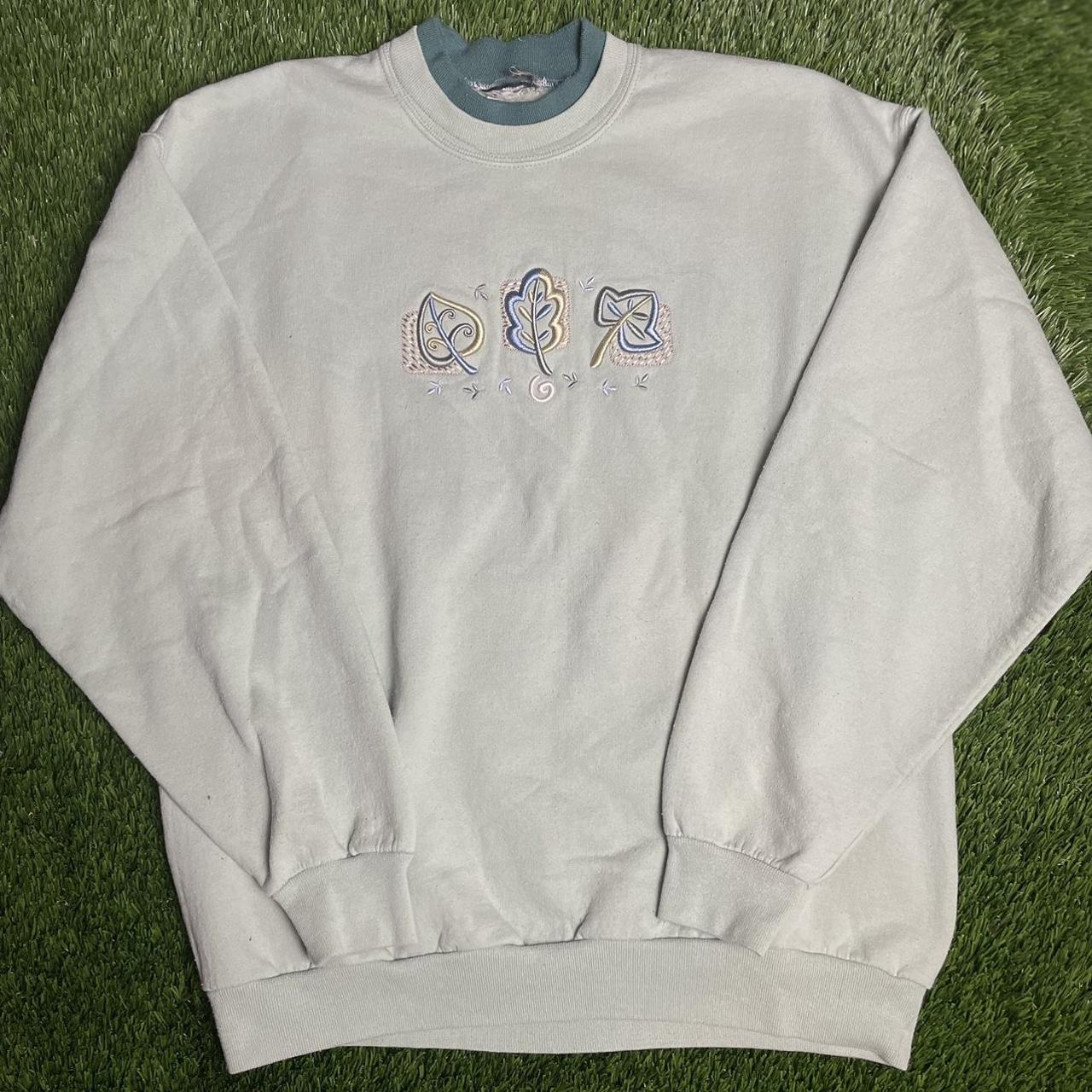 Jerzees Women's Green Jumper Depop