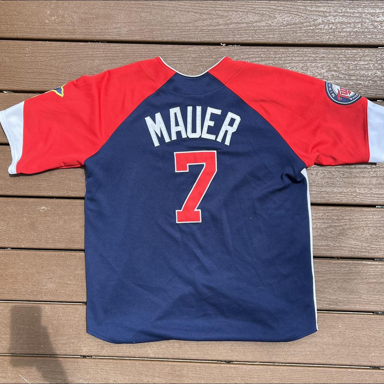 Minnesota Twins Joe Mauer #7 MLB Majestic Jersey - Depop