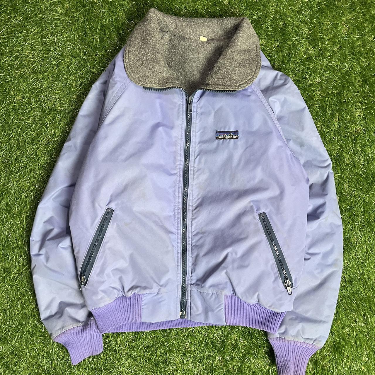 Vintage Patagonia Lilac Fleece Lined Bomber