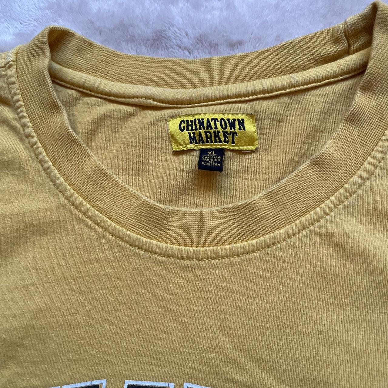 Chinatown Market Men's Yellow T-shirt | Depop