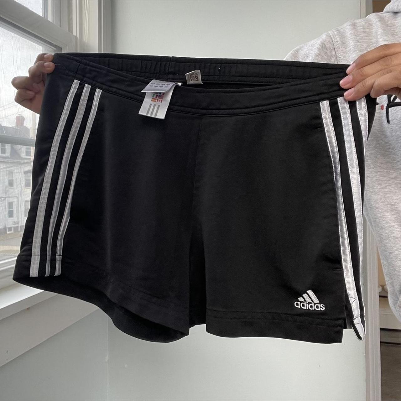 Adidas Women's Black and White Shorts