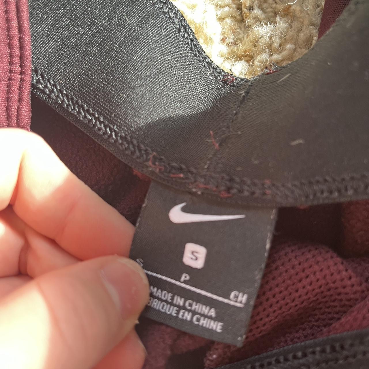 womens burgundy nike tracksuit