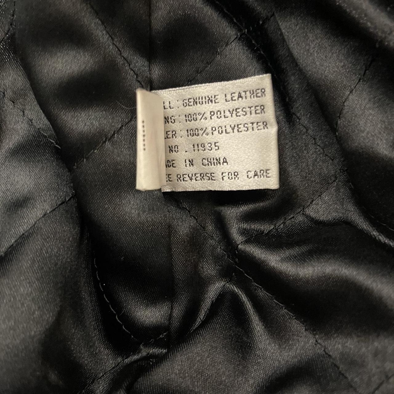 Vintage Genuine Leather Bomber Jacket by City... - Depop