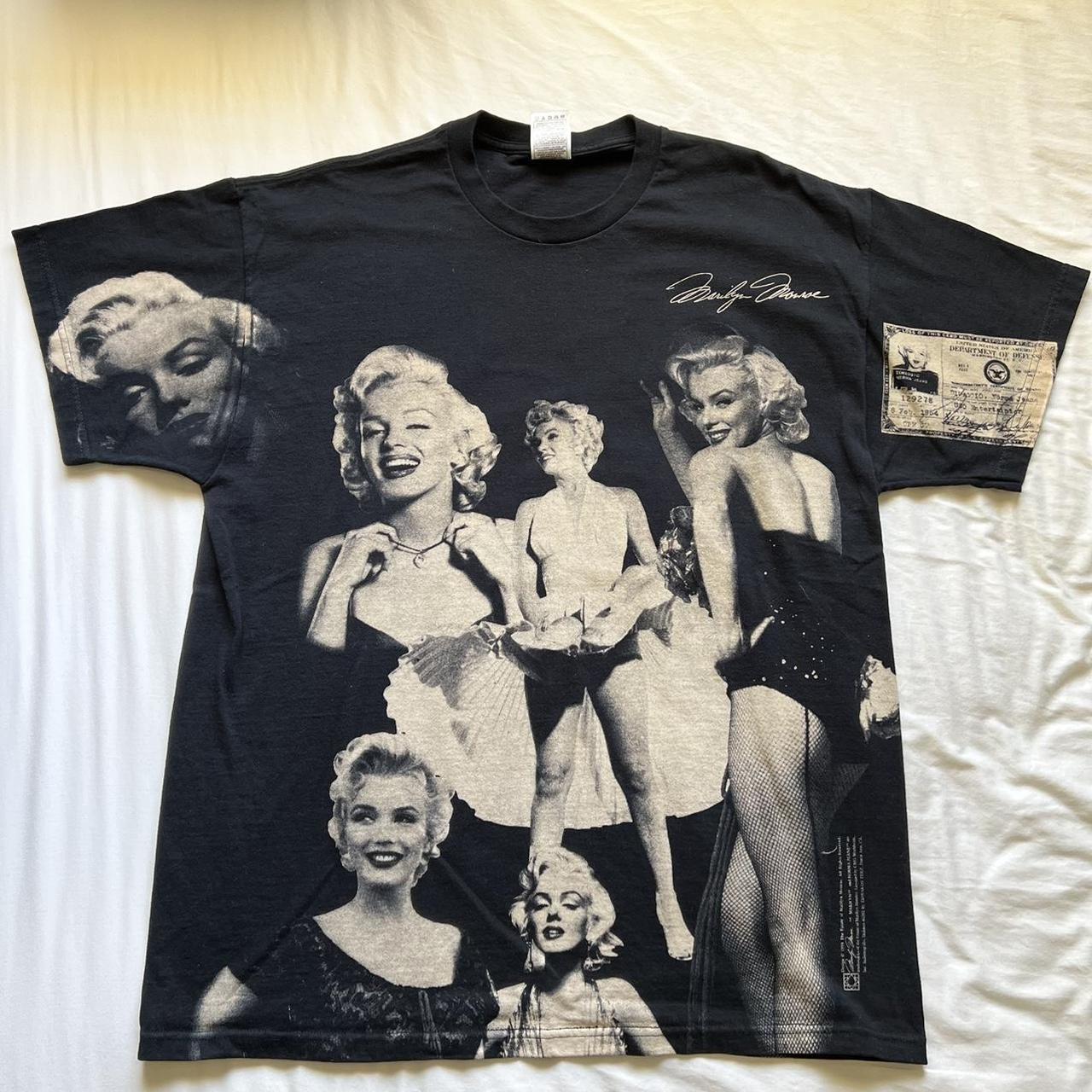 rare vintage marilyn monroe all over print... - Depop