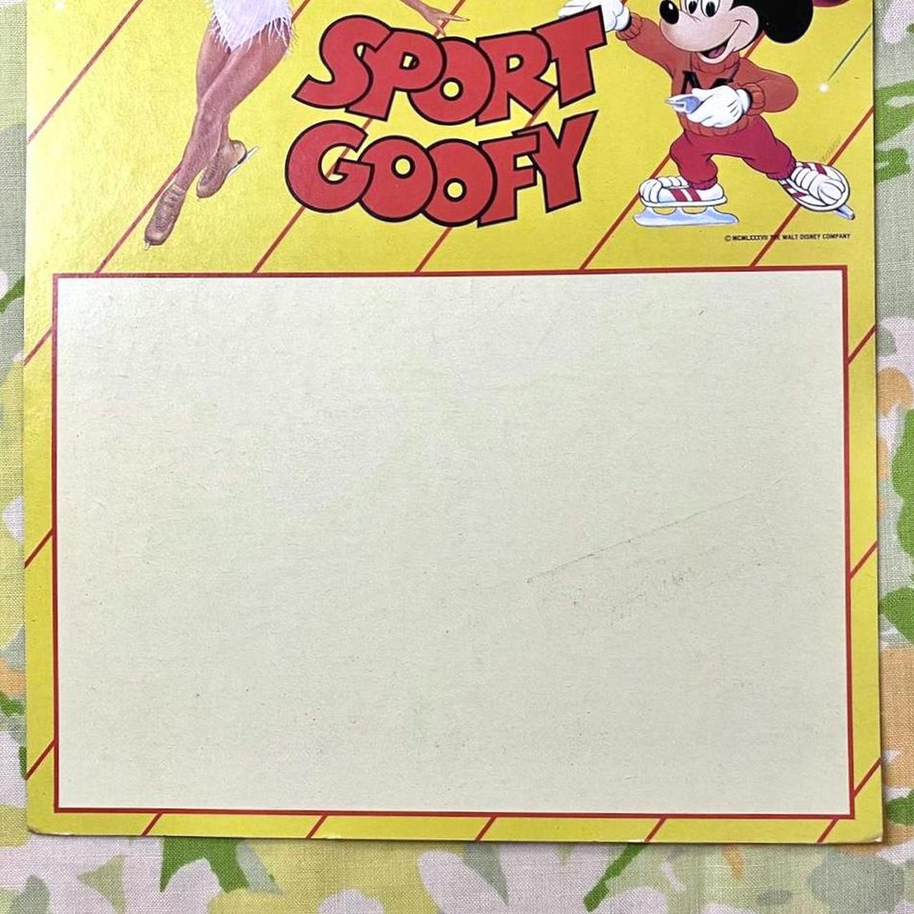 Vintage ‘85 cheapest Sport Goofy on Ice poster