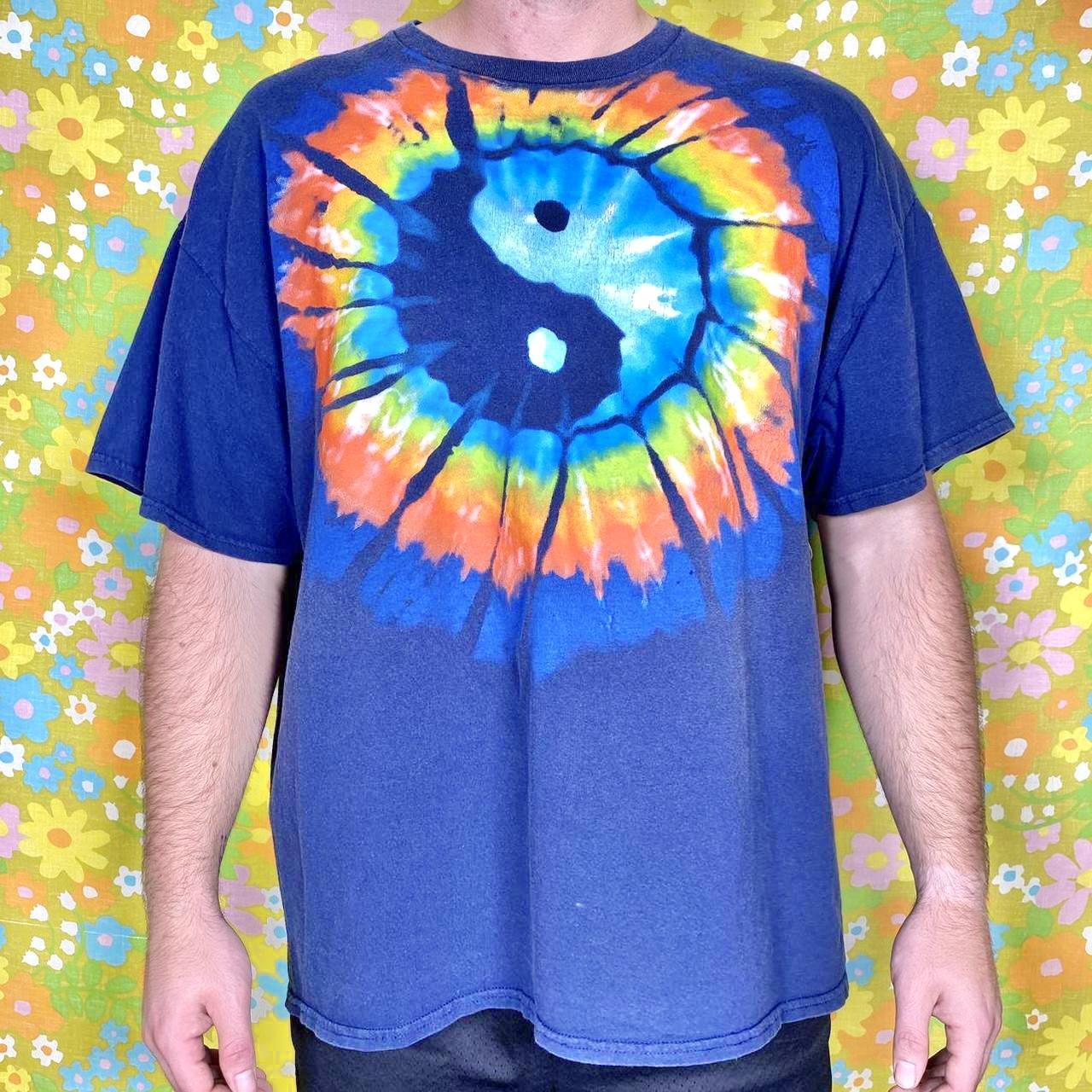 Yellow/Green/Blue/Orange Tye Dye T-Shirt