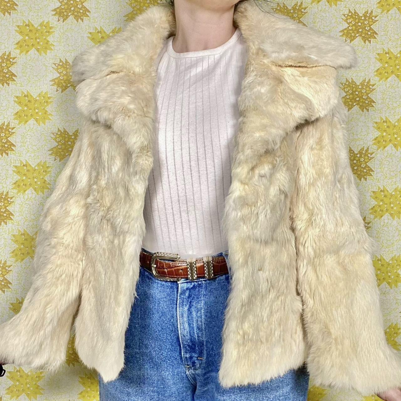 Dino ricco hotsell rabbit fur coat