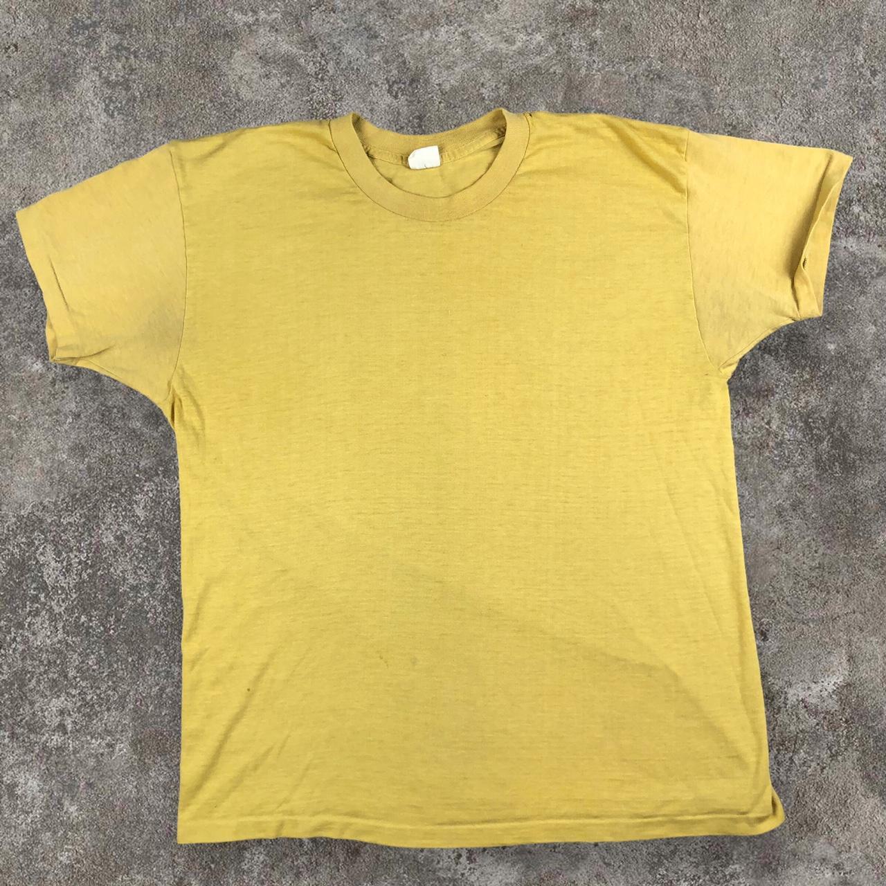 JCPenney Men's Yellow Tshirt Depop
